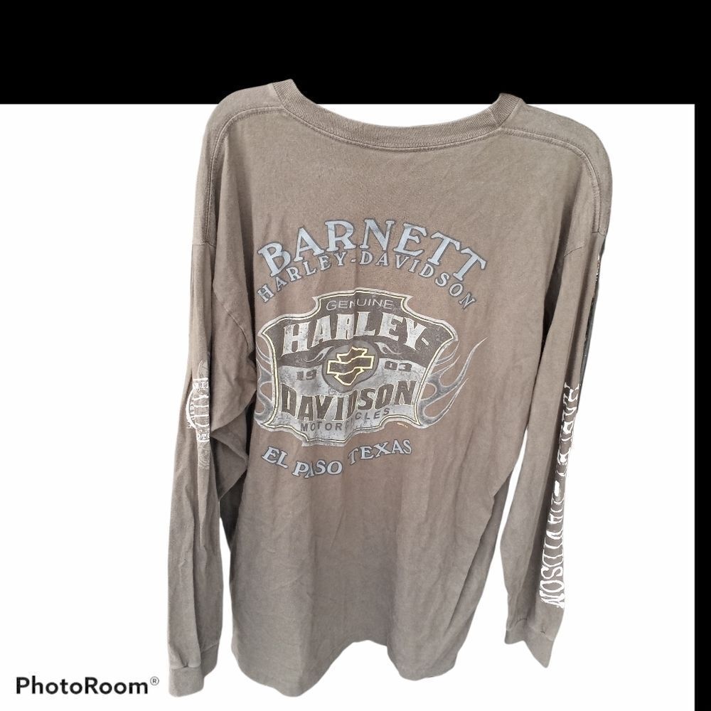 Harley Davidson Barnett El Paso TX brown TShirt XL